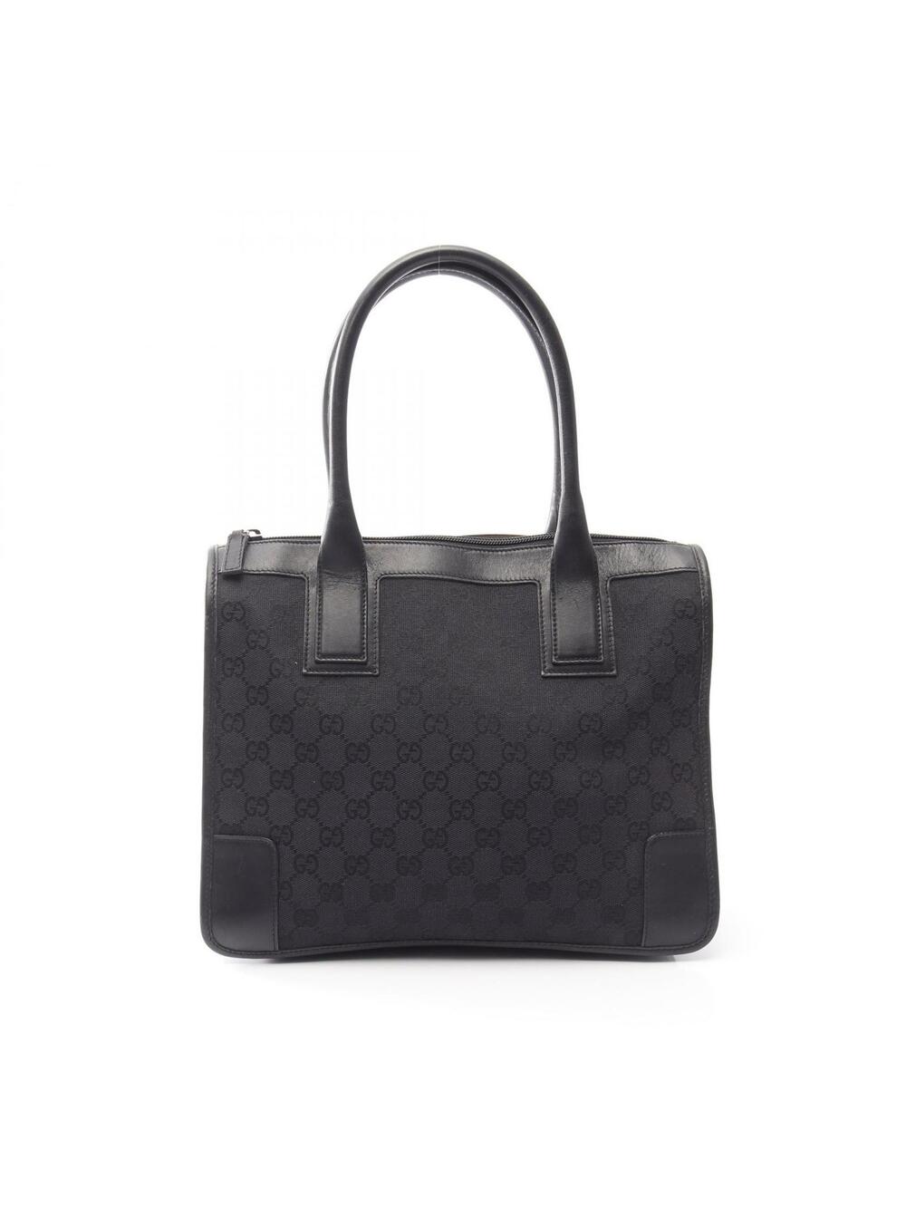 Gucci Gg Canvas Tote Handbag Leather #291442G44B